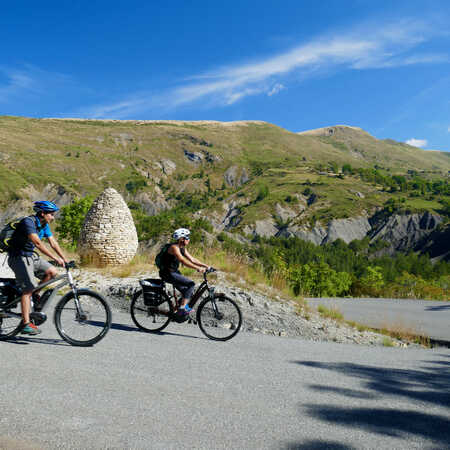 Parcours pour voyager a velo ou VTT en montagne